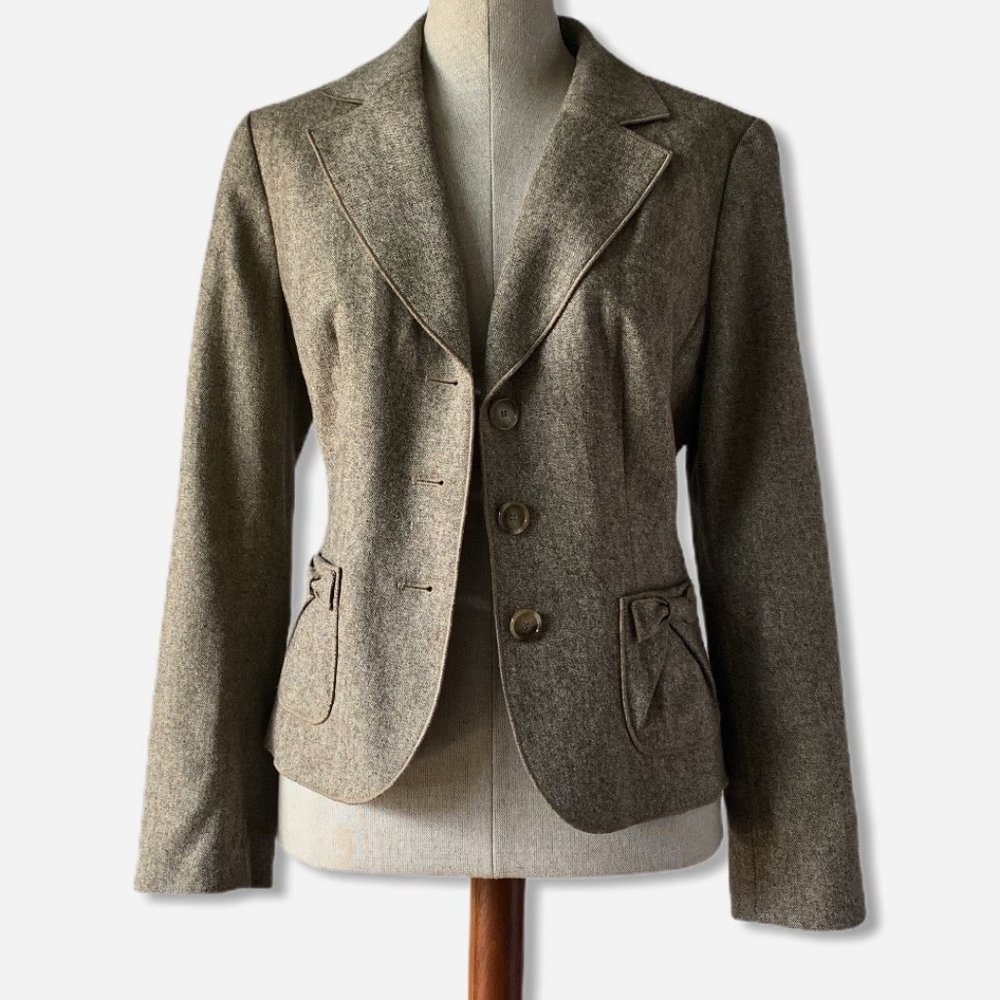 Ann Taylor Wool 3 Button Blazer